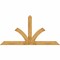 Ekena Millwork Richland Rough Sawn Timber Gable Bracket, Western Red Cedar, 96"W x 48"H x 4"D x 6"F, 12/12 Pitch GBW096X48X0406RIC00RWR - alternate 1